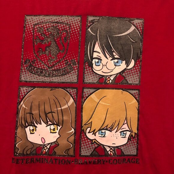 Harry Potter -   Red T-Shirt Size Large 10/12 - Picture 2 of 4